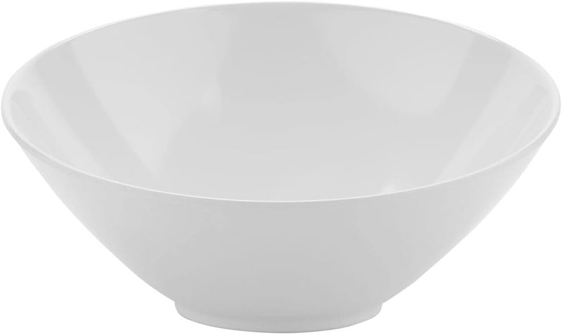GET B788W Angled Cascading Serving Bowl for Salads Rice and Dessert 16 Ounce  8 White - Image 4