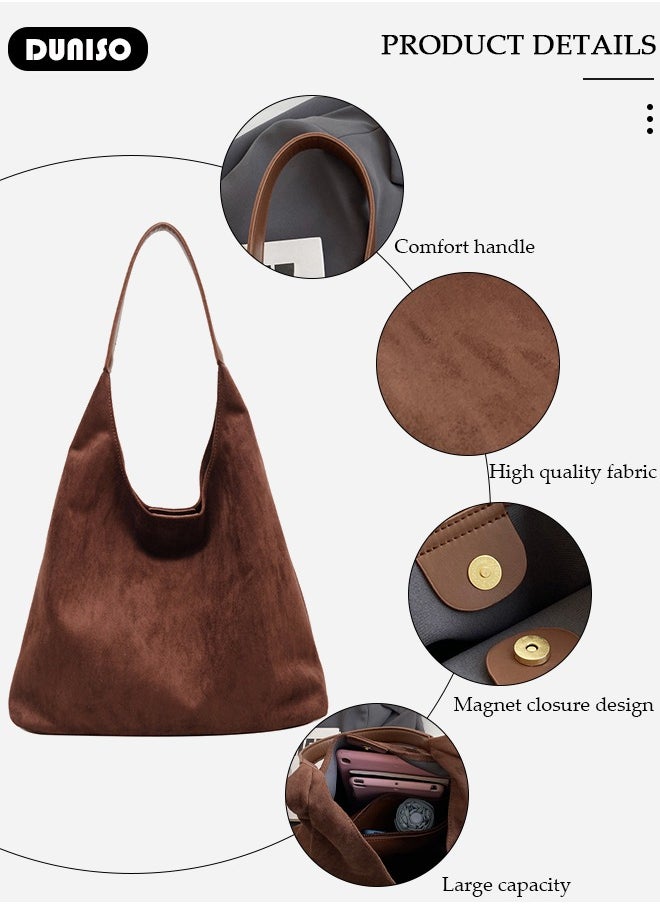 Women's Shoulder Tote Bag Faux Leather Handbag for Women Large Capacity Messenger Bag, Fashionable Travel Shoulder Bag for Ladies Girls College Students - pzsku/ZF6A1A9EF1505E01CA960Z/45/_/1731548506/3f1f4bf7-5679-409e-80b6-69a6237cc7e9