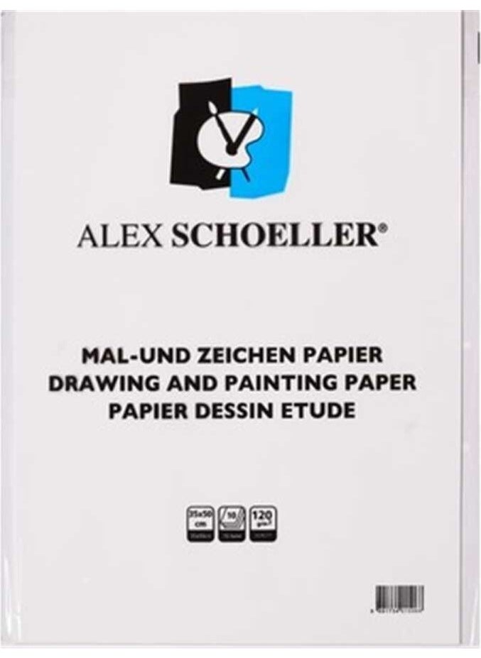 Alex Schoeller Drawing Paper 35X50 120 gr 10 Pieces 
