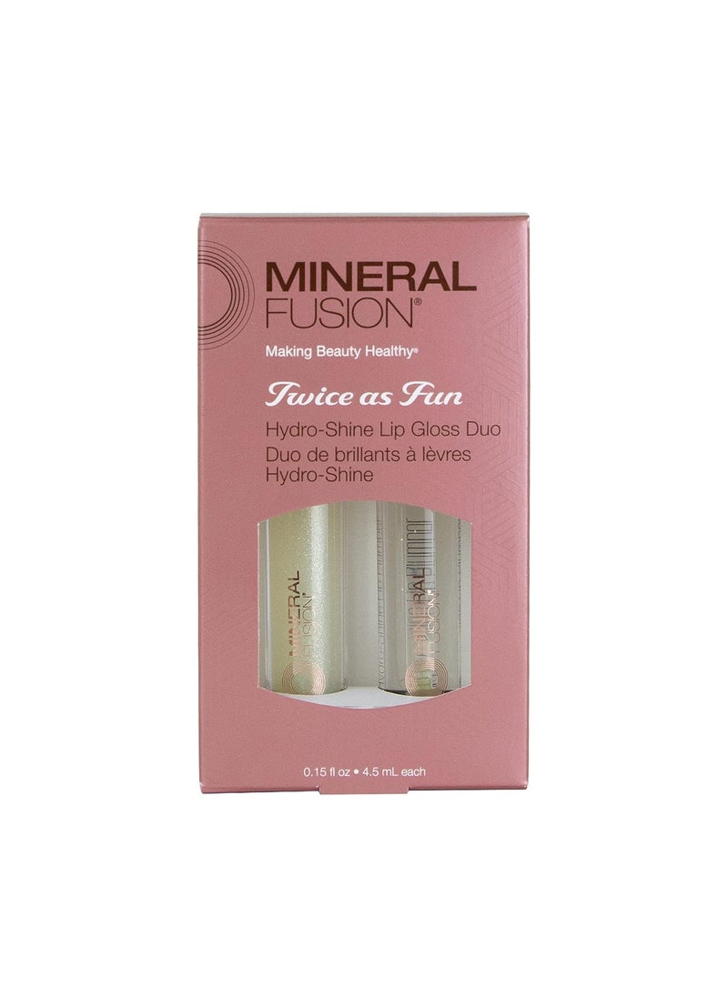 Mineral Fusion Mineral Fusion Twice As Fun HydroShine Lip Gloss Duo 