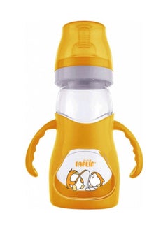FARLIN Baby Feeding Bottle With Handle 250ml - Orange 
