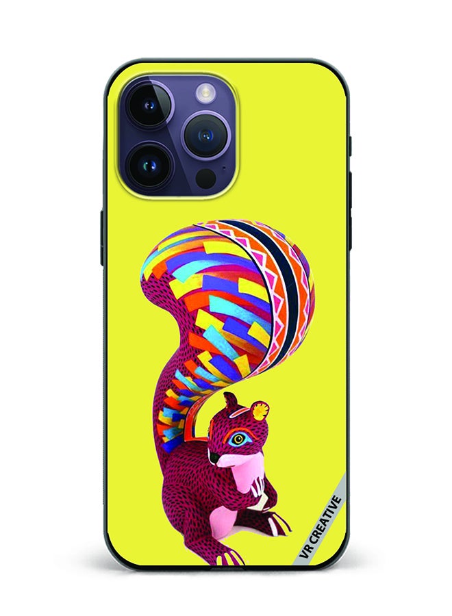 VR CREATIVE Protective Case Cover For Apple iPhone 15 Pro Squirrel Design Multicolour - Image 1
