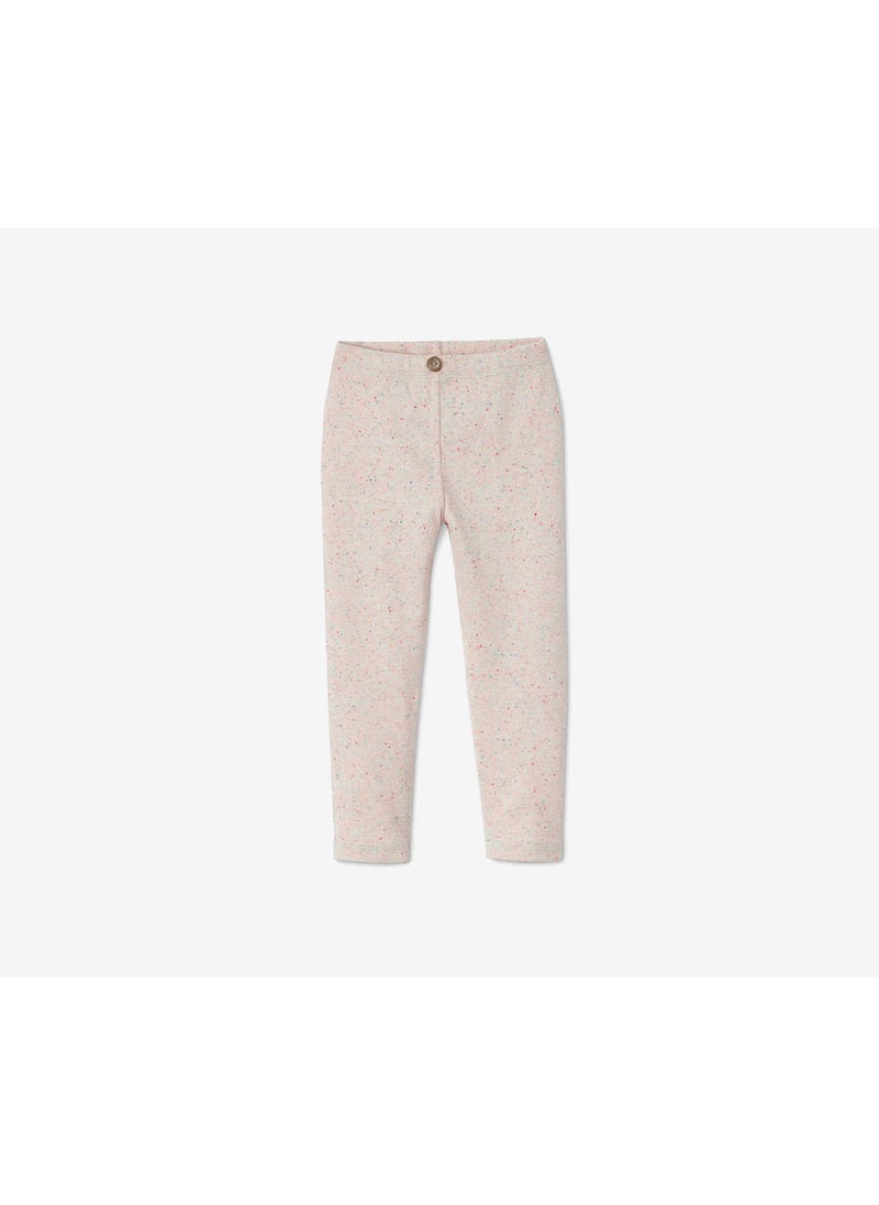 Tchibo Kids 2 pcs. Ribbed Leggings, Petrol and Sand  - Image 5