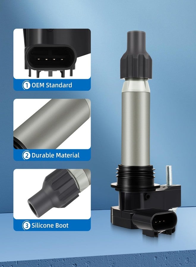 ECCPP Ignition Coils Pack Compatible with V6 3.6L UF569 Set of 6 - Image 2