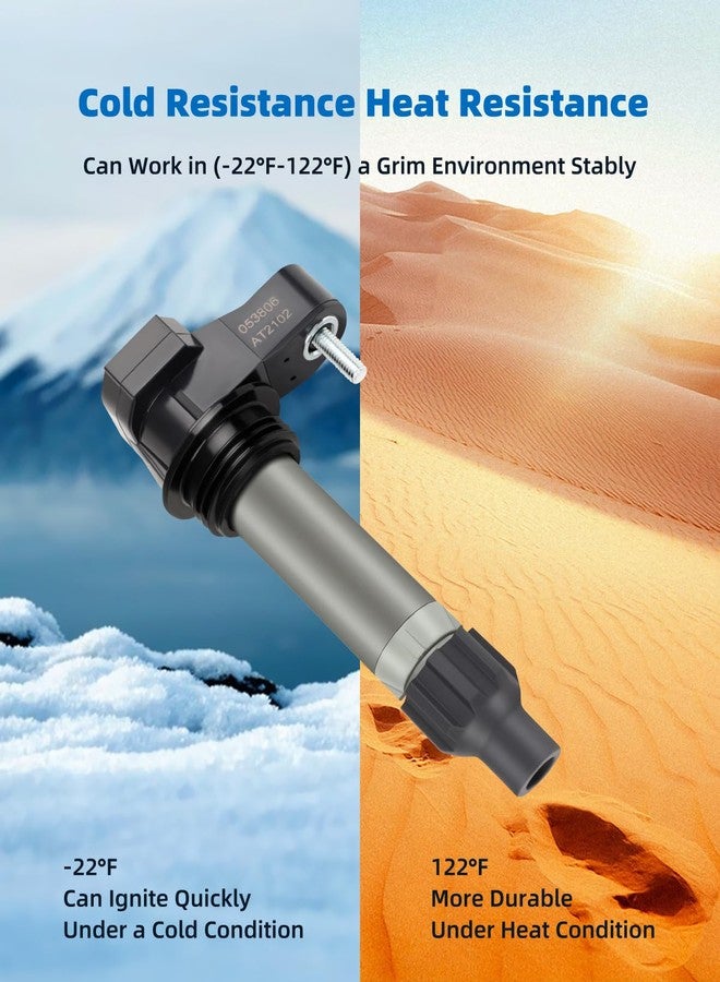 ECCPP Ignition Coils Pack Compatible with V6 3.6L UF569 Set of 6 - Image 4