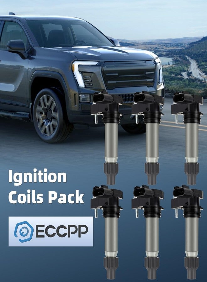 ECCPP Ignition Coils Pack Compatible with V6 3.6L UF569 Set of 6 - Image 5