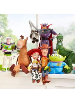 Disney store Official Buzz Lightyear Interactive Talking Action Figure From Toy Story, Features 10+ English Phrases, Interacts With Other Figures And Toys  - Image 5