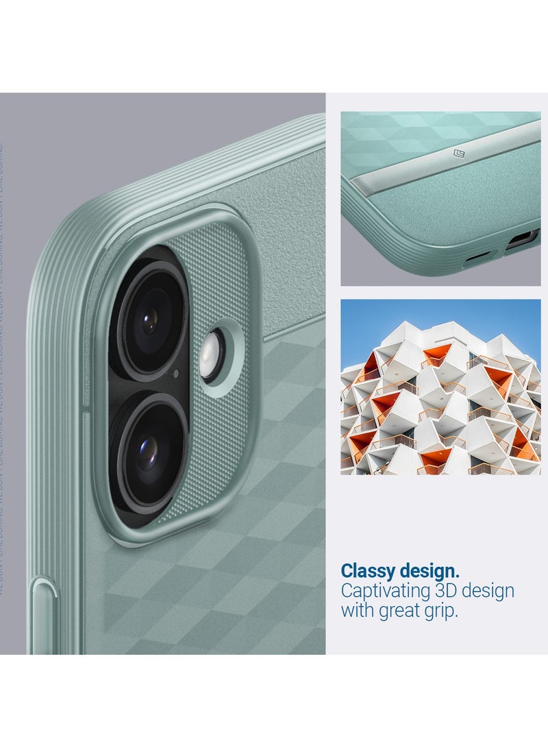 Caseology Parallax Mag for iPhone 16 PLUS MagSafe Case Cover Military Grade - Sage Green - Image 3