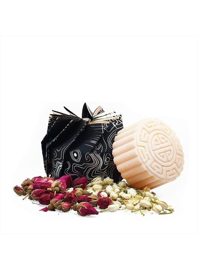 Viori Shampoo Bar, Terrace Garden - Handcrafted with Longsheng Rice Water & Natural Ingredients - Sulfate-free, Paraben-free, Cruelty-free, Phthalate-free, pH balanced 100% Vegan, Zero-Waste - Image 1