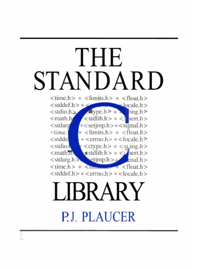 The Standard C Library (1st Edition, 1992) - Image 1