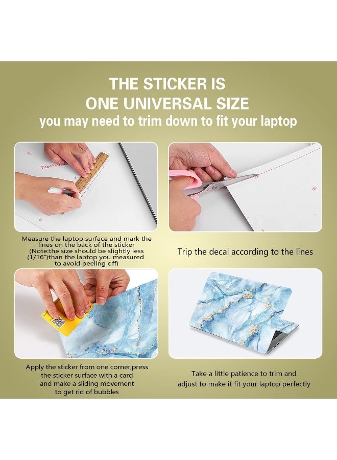 icolor Laptop Skin Sticker Decal,12" 13" 13.3" 14" 15" 15.4" 15.6 inch Notebook Vinyl Skin Sticker Cover Art Decal Protector Notebook PC - Image 5