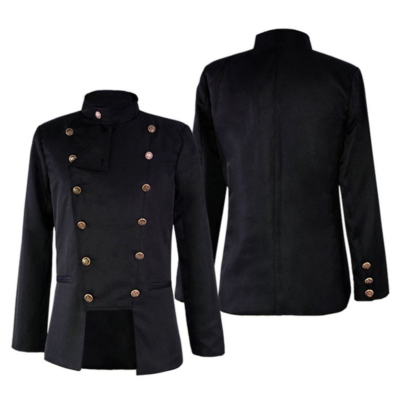Loquat Cross-border European and American Men's Autumn Daily Stage Performance Dress Performance Men's Host MC Jacket Suit in stock - Image 4