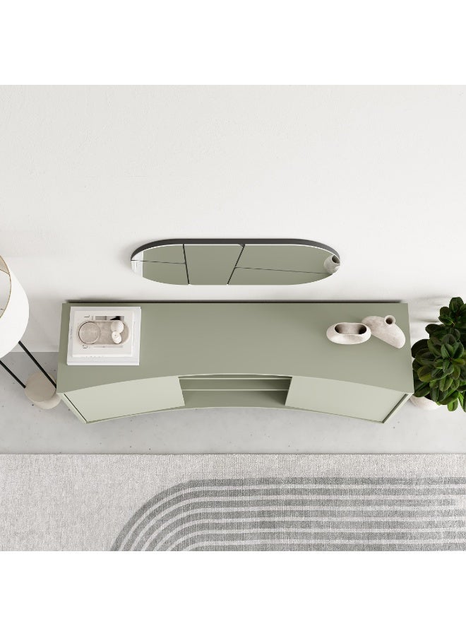 Mourah Home كونسول مورا هوم فريم - أخضر رمادي - Image 2