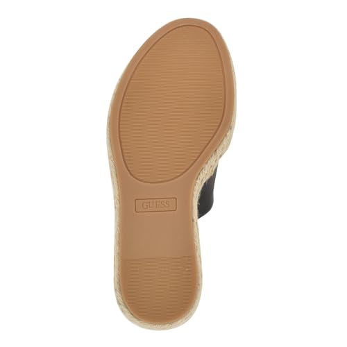 GUESS Women's EVBA Wedge Sandal, Black 001, 8 - Image 4