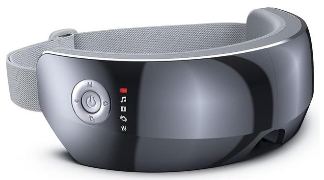 RENPHO Eye Massager with Heat, RENPHO True View Eye Massager for Migraines, 5 Modes Rechargeable Heated Temple Massager for Eye Relax, Improve Eye Circulation, Reduce Dry Eyes, Dark Circles, Delay Eye Aging - Image 1