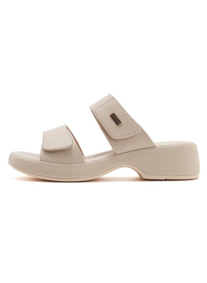 222-4 New  Spring And Summer Leisure Velcro Non-slip Seaside Beach Wedge Plus Size Slippers