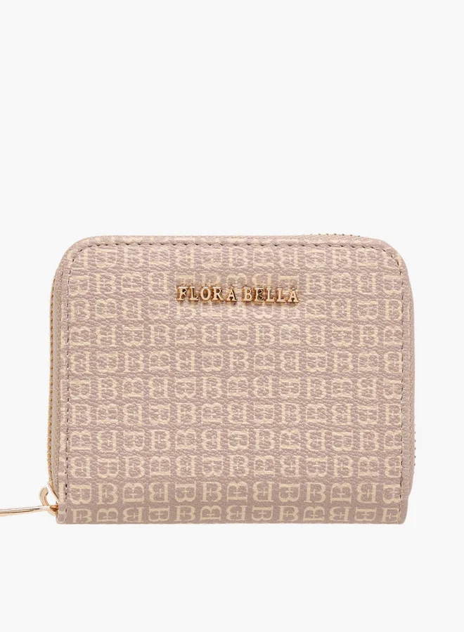 فلورا بيلا من شو إكسبرس Monogram Print Zip Around Wallet