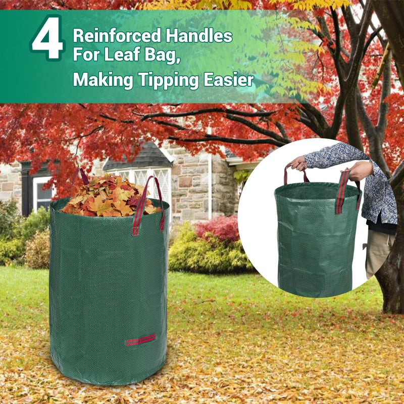 Serqd Adjustable Garden Rake for Leaves 36-73" Long Handle, 18" Wide, Heavy Duty with 25 Metal Tines ï¼ŒIncludes 32Gallon Leaf Bagsï¼ŒDesigned for Lawns, Grass, Shrubs ï¼ŒFlower Beds - Image 5