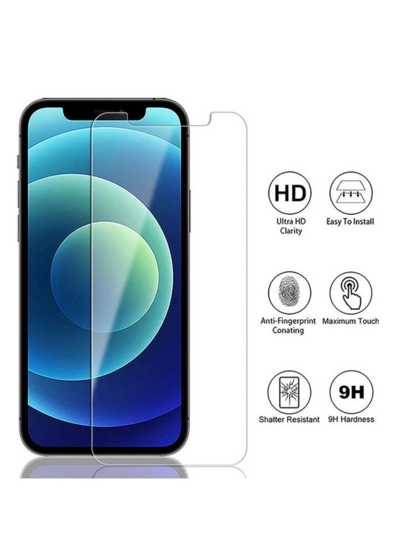 3In1 Magnetic Hand Grip Holder Case Cover With Tempered Glass Screen Protector For Iphone 12pro Red - Image 2