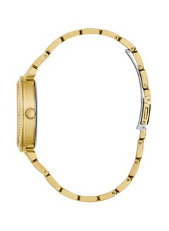 GUESS Guess Womens Lily Gold Tone Floral Dial Watch -  GW0528L2  - Image 4
