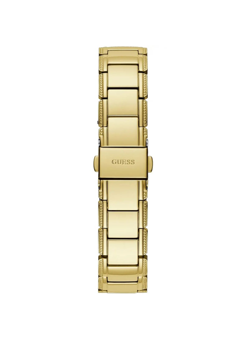 Guess Womens Lily Gold Tone Floral Dial Watch -  GW0528L2 - Image 5