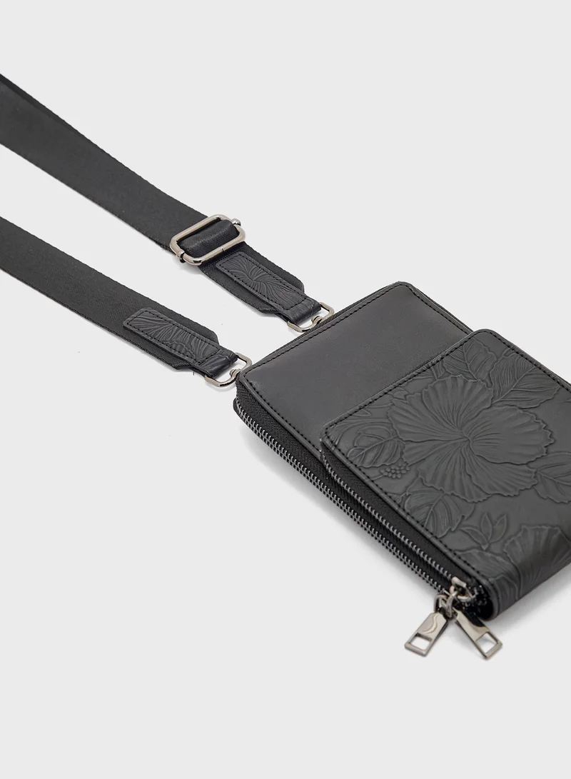 Robert Wood Crossbody Phone Wallet