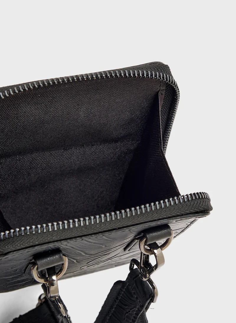 Robert Wood Crossbody Phone Wallet