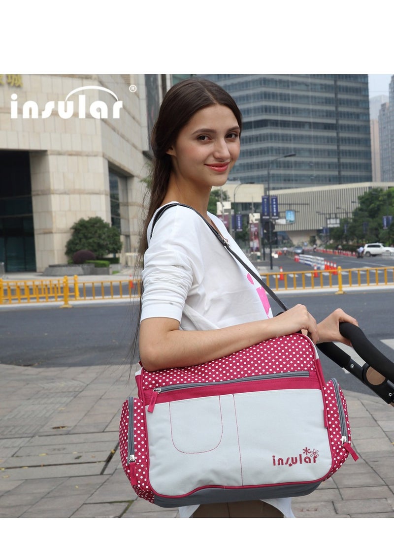 insular Mommy Bag With One Shoulder Crossbody And Large Capacity  - Image 2