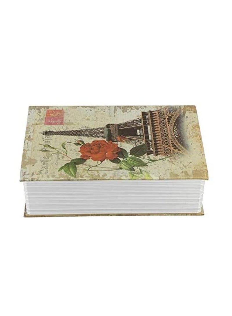 1PCS Book Safe with Key Lock Home Dictionary Diversion Secret Book Metal Safe Lock Box-18 * 11.5 * 5.5cm - Image 2