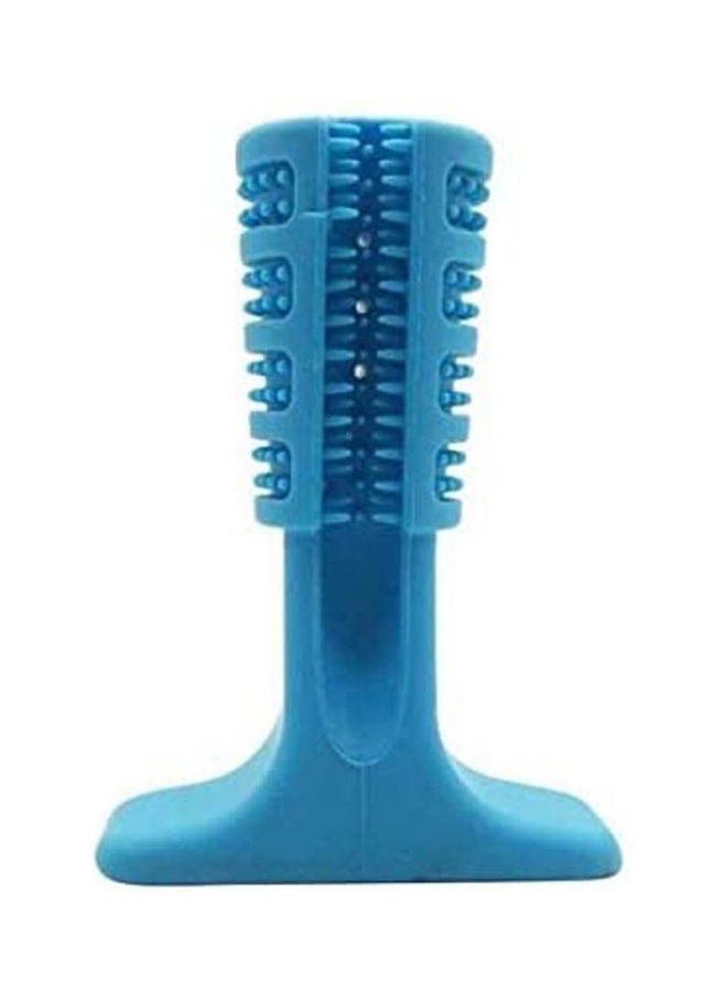 NIBEMINENT Dog Toothbrush Stick Brite Bite Brushing Sticksafety Rubber Tooth Brush Cleaning Chew Toy Pets Molars And Dogs Oral Care Blue - Image 1