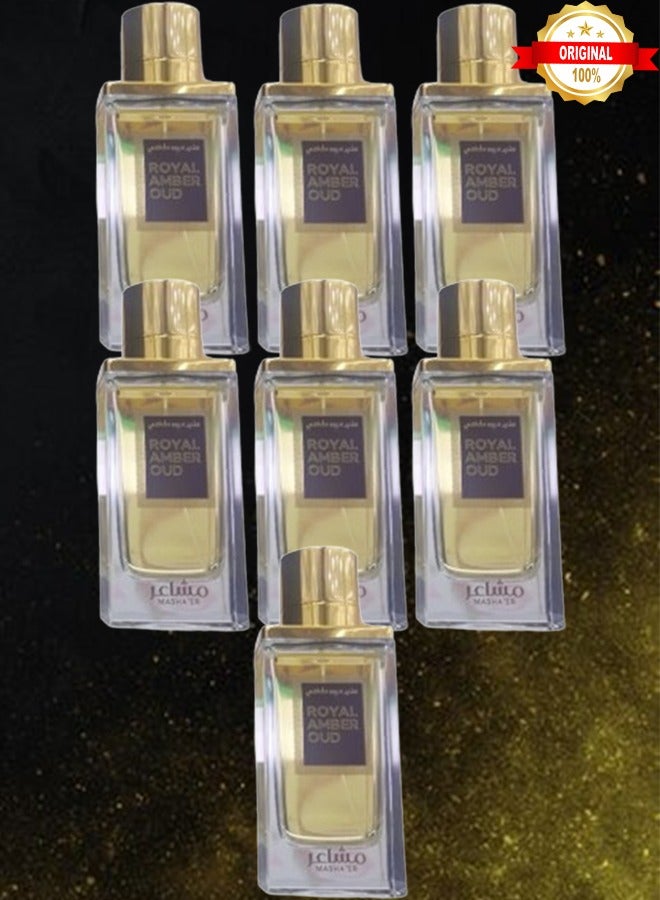 ماش 7 قطع عطر رويال عنبر عود 100 مل - Image 1
