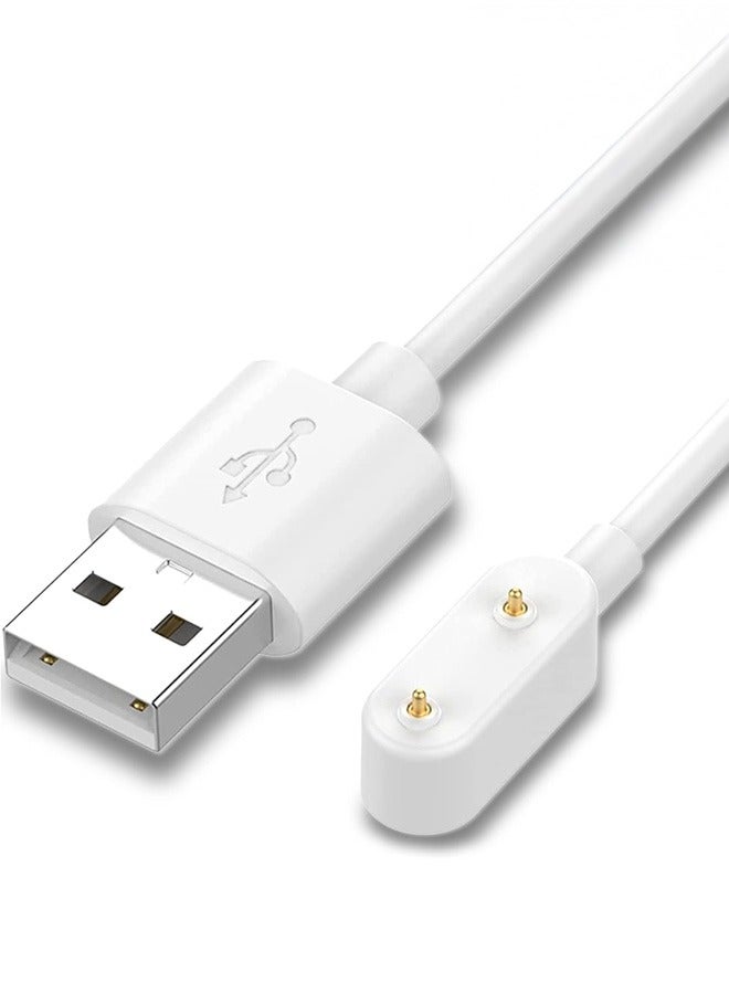 Tersely Charger Compatible with Huawei Watch Fit3, USB Charging Cable Cord Base Dock Charger Adapter Stand For Huawei Band 10/9/8/7/6 smartwatch (White) - Image 1