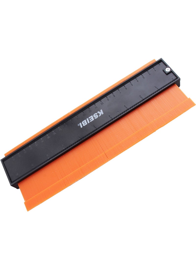 KSEIBI Contour Gauge, 250mm, ABS,Ideal for Fitting Tiles, Laminate, Carpet, Checking Dimensions, for Accurately Replicating and Transferring Irregular Shapes and Profiles,Woodworking, Metalworking, Carpentry  - Image 1