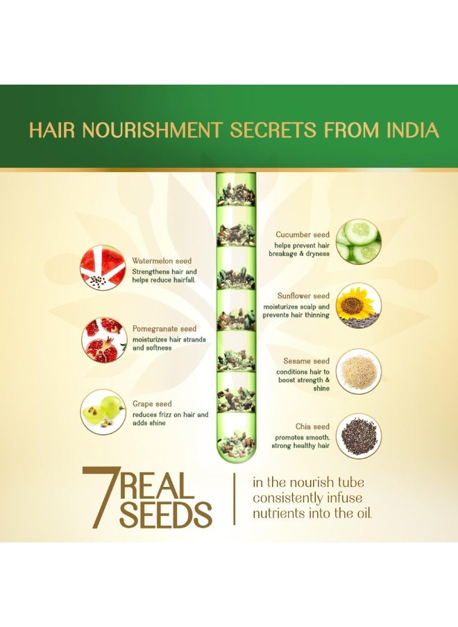 Herbsindia - Amla & 7 Seeds Hair Oil 180 ml - Image 1
