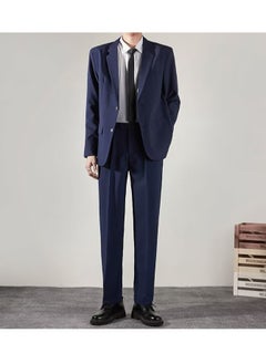 KUYING New Casual Slim Fit Suit Two-Piece Set  - Image 2