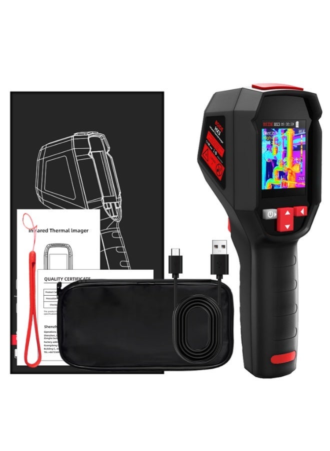 BSIDE HX3 Infrared Thermal Imager Handheld Temperature Detector – 2.4" HD Screen, Dual Optical Fusion, Laser Indicator, 15 Color Modes, High-Precision Non-Contact Thermometer - Image 1