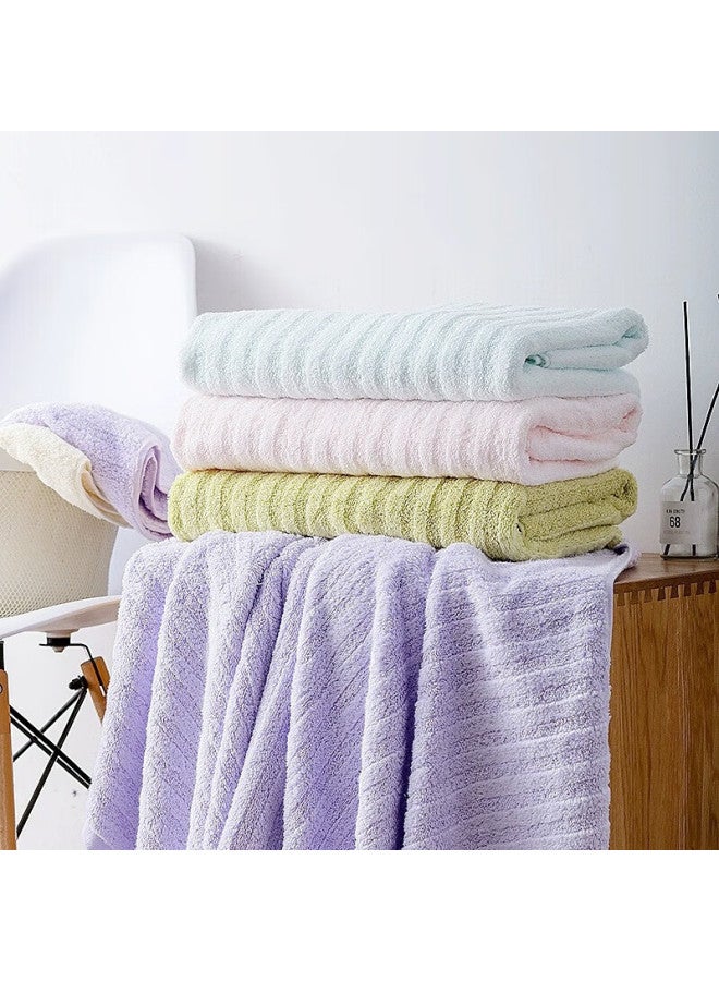 Uchino Cloud Mousse Bath Towel Gift Box Set, Unbleached Cotton, Adult Bath Large Towel, Baby Absorbent Wrap Towel, White - Image 1