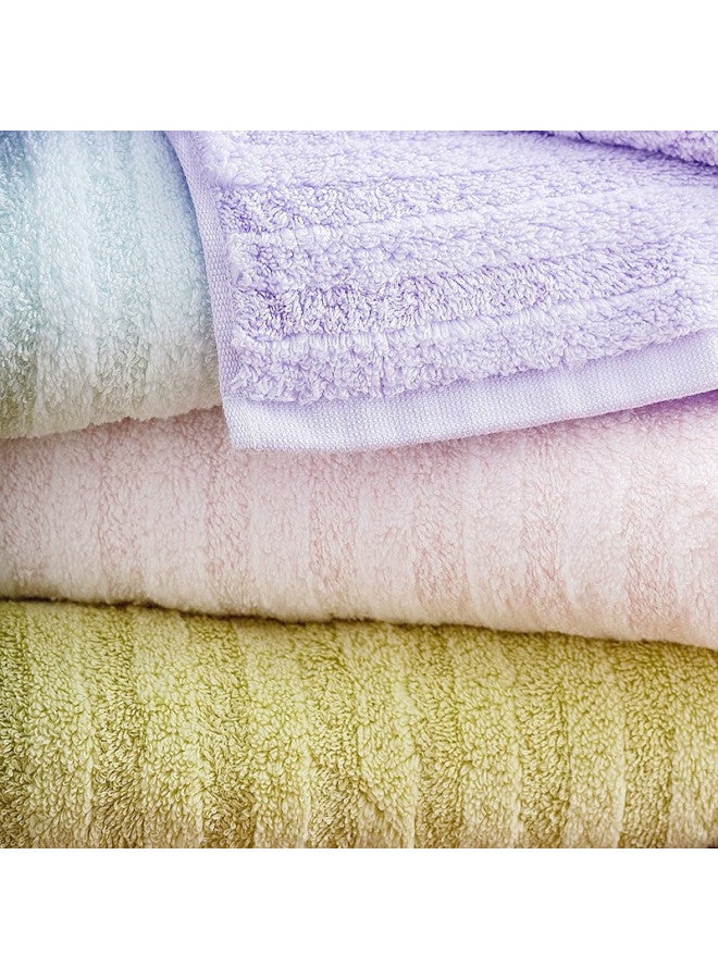 Uchino Cloud Mousse Bath Towel Gift Box Set, Unbleached Cotton, Adult Bath Large Towel, Baby Absorbent Wrap Towel, White - Image 3