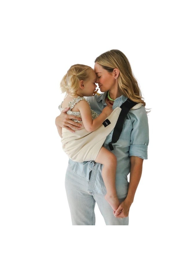 boba Buddy Toddler Side Sling Baby Carrier Chocolate Brown - Image 1