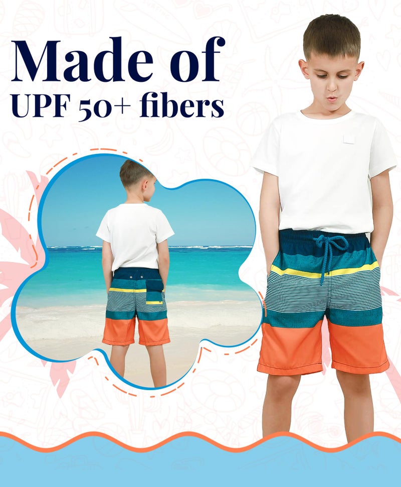 KAILUA SURF Boys Swim Trunks Quick Dry Boardshorts for Boys & Girls Sizes 2T to 18/20 - Image 5
