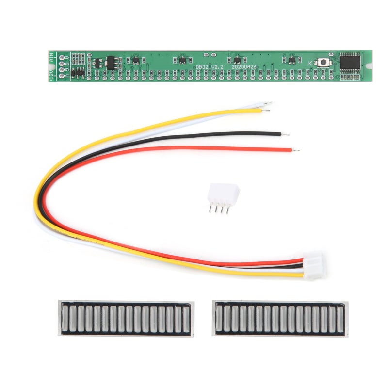 St Music Level Indicator: 32 Bits 16LED Module - Adjustable Brightness & Speed Settings Music Level Indicator for Small Case Installation & Audio Enthusiasts - Image 5
