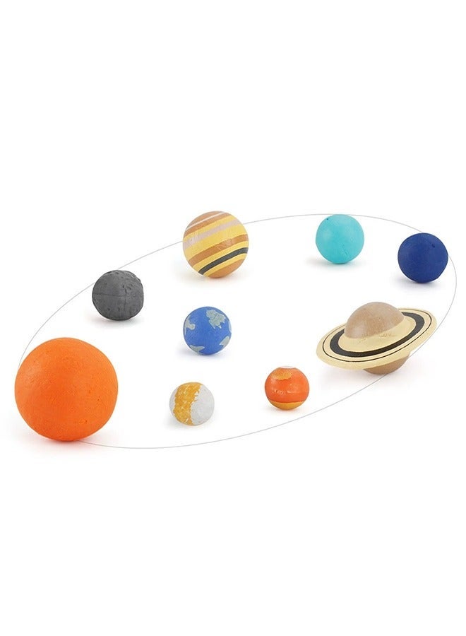 APPTRIN Nine Planets Model, Solar System Planet - Educational Astronomy Toy for Kids and Toddlers, Science and Astronomy Enthusiasts, Planetary Model Desktop Decoration - Image 1