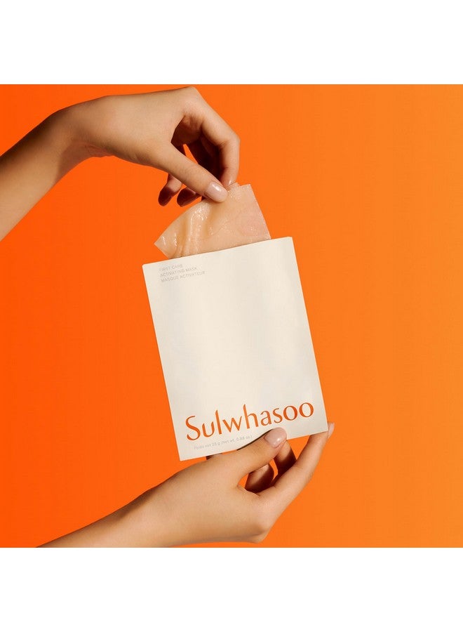 سولواسو قناع سولواسو المنشط للعناية الأولى - قناع كوري للبشرة الجافة، يقوي حاجز البشرة، يملأ البشرة ويرطبها بشكل واضح، يقلل من الخطوط الدقيقة والتجاعيد، فيتامين سي - Image 3
