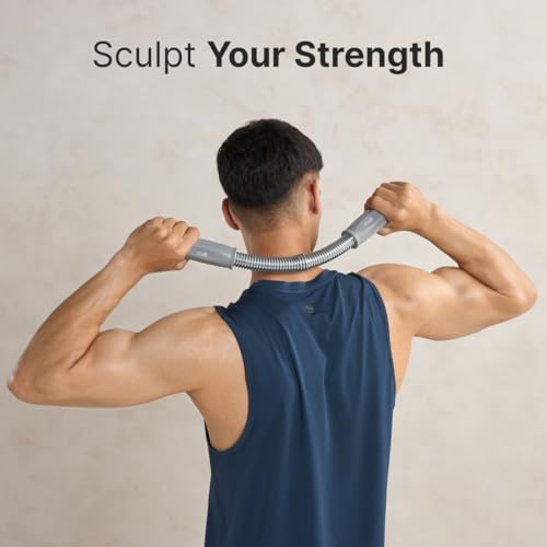 Cult Power Twistor Bar Hand Grip Strengthener – Upper Body Exercise Tool for Arms, Wrists, Chest & Shoulders – Adjustable Resistance upto 40kg for Strength Training - Image 3