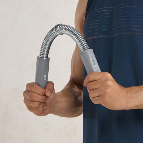 Cult Power Twistor Bar Hand Grip Strengthener – Upper Body Exercise Tool for Arms, Wrists, Chest & Shoulders – Adjustable Resistance upto 40kg for Strength Training - Image 2