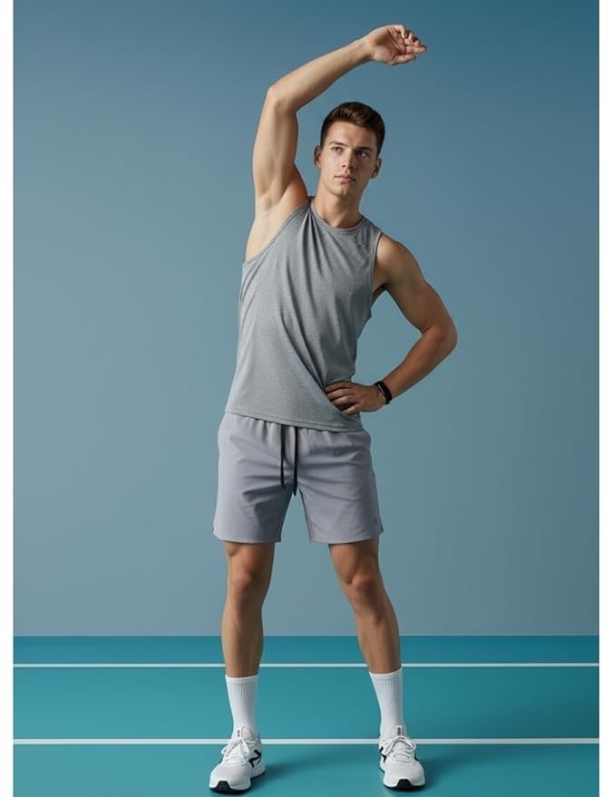 pump'd Sports Shorts for Men Training Gym Shorts for Men Workout | Lightweight Running Short for Man Badminton | Short for Boys Breathable Half Pant for Running | Cycling | Athletic Sports Shorts - Image 3