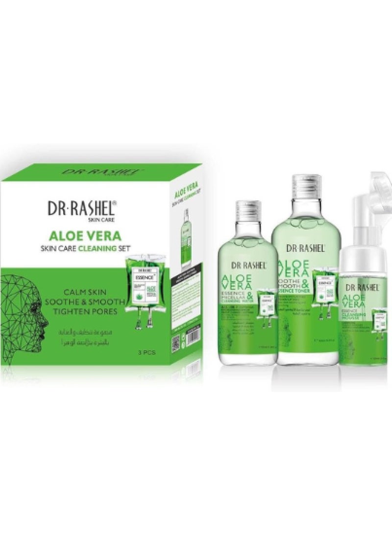 Aloe Vera Skin Cleansing and Moisturizing Course, 3 Pieces