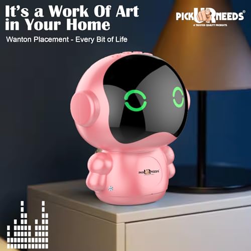 Pick Ur Needs Rechargeable Wireless Mini DJ Bluetooth Speaker HiFi Bass, LED Lights, 800mAh Battery, USB/TF Card Playback - Image 4