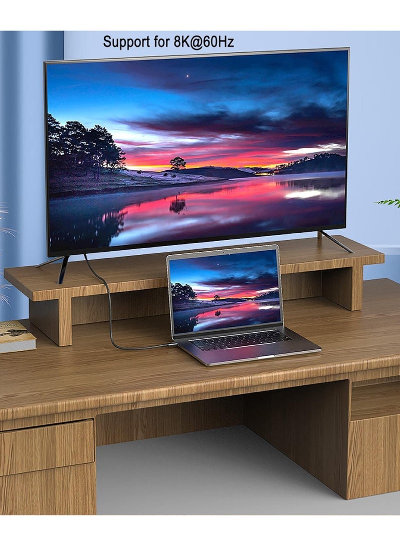 USB C Cable for Video Data and 240W Fast Charging 40Gbps Super Speed USB4.0 Cord and 8K 60Hz Monitor Link Compatible with All Thunderbolt 3 and 4 1m/3.3ft - Image 3