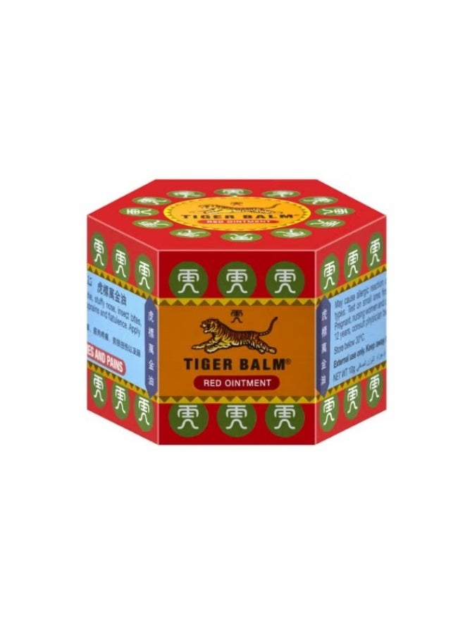 TIGER Balm Red Ointment | Warm Relief For Muscle Pains and Itches Due To Insect Bites | Fast Acting Pain-Relief Properties | 10gm - Image 2